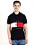 Polo  Masculina Tommy Hilfiger Regular Fit - Preta - Imagem 1