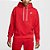 Moletom Nike Masculino NSW Club Fleece Hoodie- Vermelho HJ6886 - Imagem 1