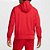 Moletom Nike Masculino NSW Club Fleece Hoodie- Vermelho HJ6886 - Imagem 2