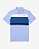 Polo Lacoste  Sport Masculina Regular Fit- Lilás/branco/azul DH8954 - Imagem 1