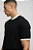 Camiseta Masculina Ermek Label Bicolor - Preta Gola Branca - Imagem 2