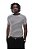Camiseta Masculina Ermek Label Listrada- Branco off White - Imagem 1