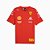 Camiseta  Puma Masculina Scuderia Ferrari Sainz- Vermelho Alaranjado 763604 - Imagem 2