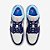 Tênis Nike Masculino Air Jordan 1 Low - Azul/branco - Imagem 4
