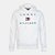 Moletom Masculino Tommy Hilfiger  Long Sleve Stacked Logo- Branco  78J3820 - Imagem 1