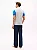 Polo Masculina Tommy Hilfiger -Cinza XM07333 - Imagem 3