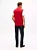 Polo Tommy Hilfiger Masculina-Vermelha/Branca XM07333 - Imagem 4
