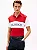 Polo Tommy Hilfiger Masculina-Vermelha/Branca XM07333 - Imagem 2