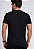 Camiseta Masculina Texturizada-Preta 437C - Imagem 3