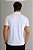 Polo Masculina Sport Fino Meio Ziper-Branca FJ83 - Imagem 2