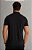 Polo Masculina Sport Fino Meio Ziper-Preta FI84 - Imagem 2