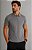 Polo Masculina Sport Fino Meio Ziper-Cinza FJ87 - Imagem 1
