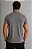Polo Masculina Sport Fino Meio Ziper-Cinza FJ87 - Imagem 2