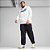 Moletom Puma Masculino Essentials No. 1 Logo- Branco 68257002 - Imagem 6