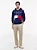 Moletom Tommy Hilfiger Masculino Colorblock - Azul/vermelho/branco  XM07657 - Imagem 5