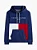 Moletom Tommy Hilfiger Masculino Colorblock - Azul/vermelho/branco  XM07657 - Imagem 3