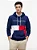 Moletom Tommy Hilfiger Masculino Colorblock - Azul/vermelho/branco  XM07657 - Imagem 1