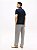 Polo Tommy Hilfiger Masculina  Logo Block - Azul Marinho / Branca  XM07644401 - Imagem 5
