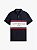 Polo Tommy Hilfiger Masculina  Logo Block - Azul Marinho / Branca  XM07644401 - Imagem 3