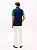 Polo Masculina Tommy Hilfiger -Azul/verde  XM07333400 - Imagem 4