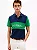 Polo Masculina Tommy Hilfiger -Azul/verde  XM07333400 - Imagem 1