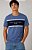 Camiseta Masculina Tommy Hilfiger Logo Faixa 1985-Azul Petróleo XM07453 - Imagem 1
