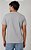 Camiseta Masculina Tommy Hilfiger Logo Faixa 1985-Cinza/Azul XM07453 - Imagem 2