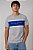 Camiseta Masculina Tommy Hilfiger Logo Faixa 1985-Cinza/Azul XM07453 - Imagem 1