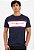 Camiseta Masculina Tommy Hilfiger Logo Faixa 1985-Azul Marinho XM07453 - Imagem 1