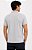 Polo Tommy Hilfiger Masculina Logo Block - Cinza/azul  XM07644020 - Imagem 2