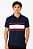 Polo Tommy Hilfiger Masculina Faixa-Azul Marinho 78J7106 - Imagem 1