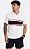 Polo Tommy Hilfiger Masculina Faixa-Branca 78J7I06 - Imagem 1
