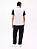 Camiseta Tommy Hilfiger Masculina Color Block-Branca/Vermelha/Azul 78JB107 - Imagem 3