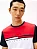 Camiseta Tommy Hilfiger Masculina Color Block-Branca/Vermelha/Azul 78JB107 - Imagem 2