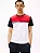 Camiseta Tommy Hilfiger Masculina Color Block-Branca/Vermelha/Azul 78JB107 - Imagem 1