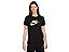 Camiseta Nike Feminina Sportswear Logo- Preta  DX7906010 - Imagem 1