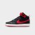 Tênis Unissex Nike Court Borough Mid 2-Preto/Vermelho CD7782018 - Imagem 1