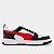 Tênis Masculino Puma Rebound V6 Low-Branco/Preto/Vermelho - Imagem 1