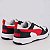 Tênis Masculino Puma Rebound V6 Low-Branco/Preto/Vermelho - Imagem 5