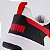 Tênis Masculino Puma Rebound V6 Low-Branco/Preto/Vermelho - Imagem 4