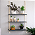 Kit com 3 Prateleiras Cordas MDF Prime - Imagem 1