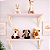 Kit com 2 Prateleiras 60cm Suporte Madeira MDF Prime - Imagem 8