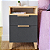 Mesa de Cabeceira Nicho Porta e Gaveta Madeira e MDF Prime - Imagem 10