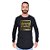 Camiseta Masculina Dgn Swag Longline Manga Longa Com Punho - Imagem 1