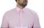 Camisa Ixória Social Manga Longa Slim Fit Fil A Fil Rosa - Imagem 4
