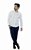 Camisa Masculina Ixória Manga Longa Super Slim Branca - Imagem 2