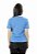 Camiseta Ixória Básica Feminina Gola Redonda Azul - Imagem 2