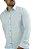 Camisa Masculina Ixória M. L Slim Fit Flamê Louça Azul Claro - Imagem 3