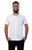 Camisa Masculina Ixória Branca Manga Curta Slim Fit Básica - Imagem 1