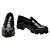 Sapato Mocassim Feminino Tratorado Oxford 10023 Verniz Preto - Imagem 2